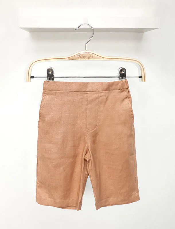Amber Cotton Linen Boy Pants