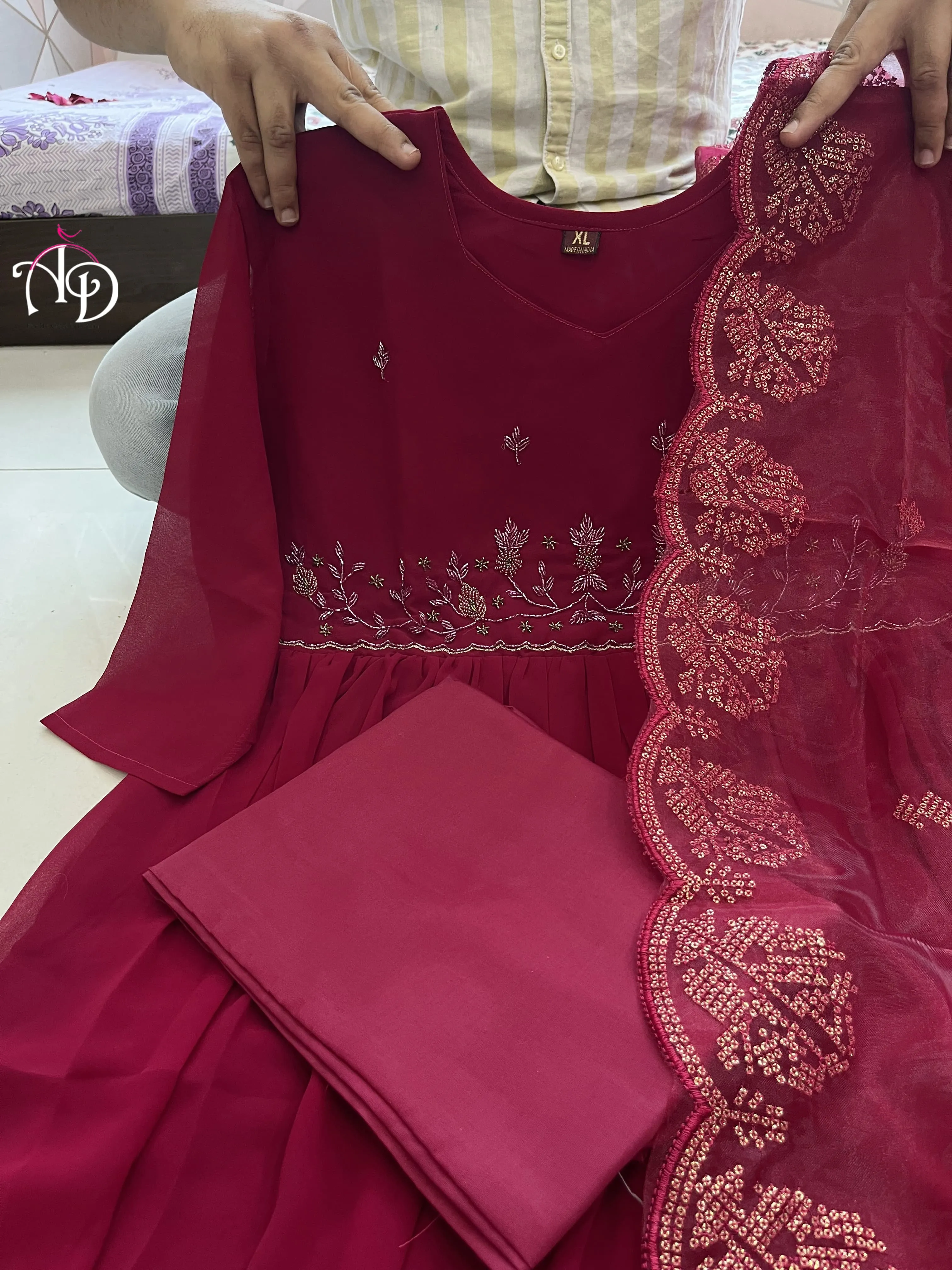 Beautiful Designer Heavy Georgette Salwar Suit