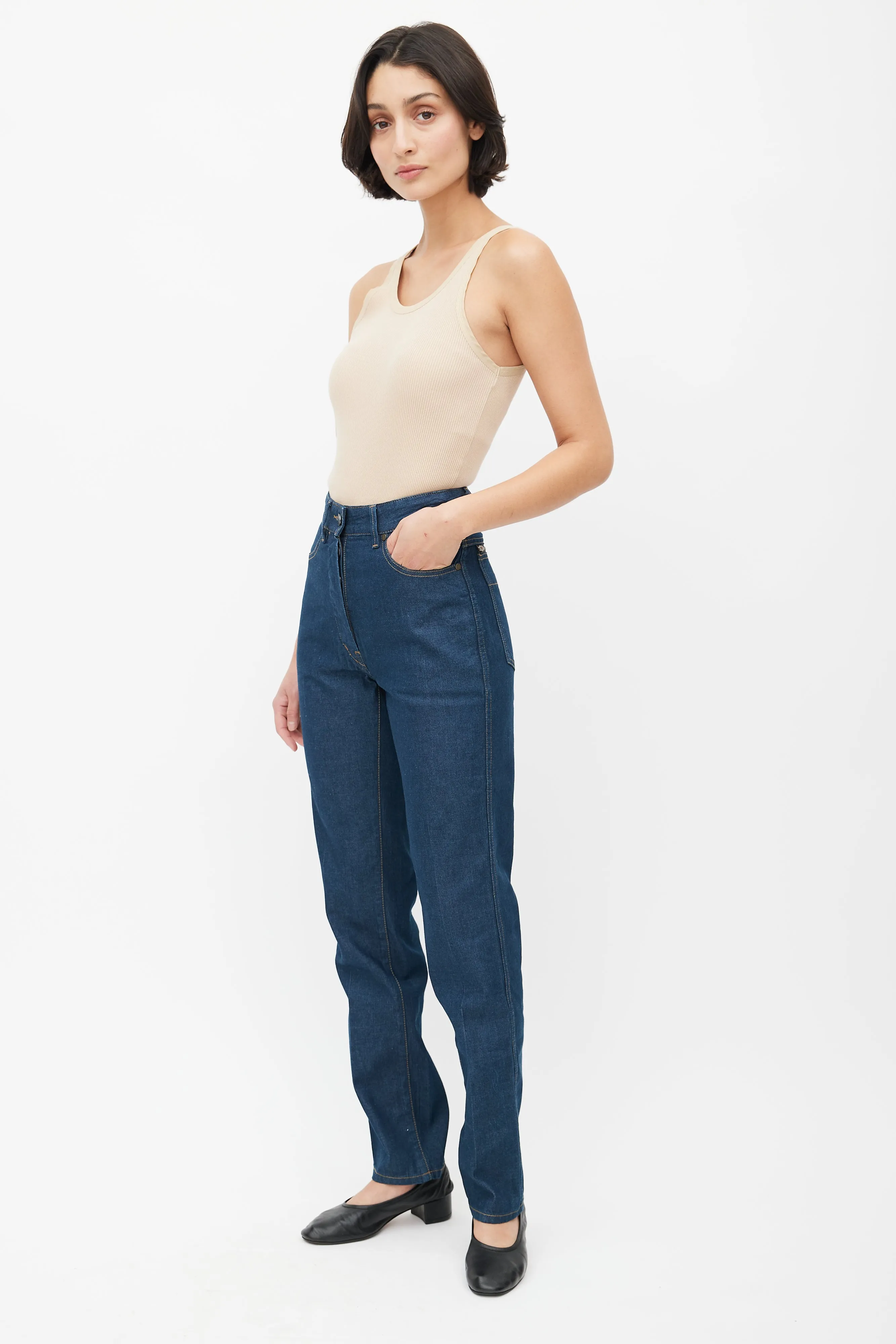 Blue Slim Denim Jeans