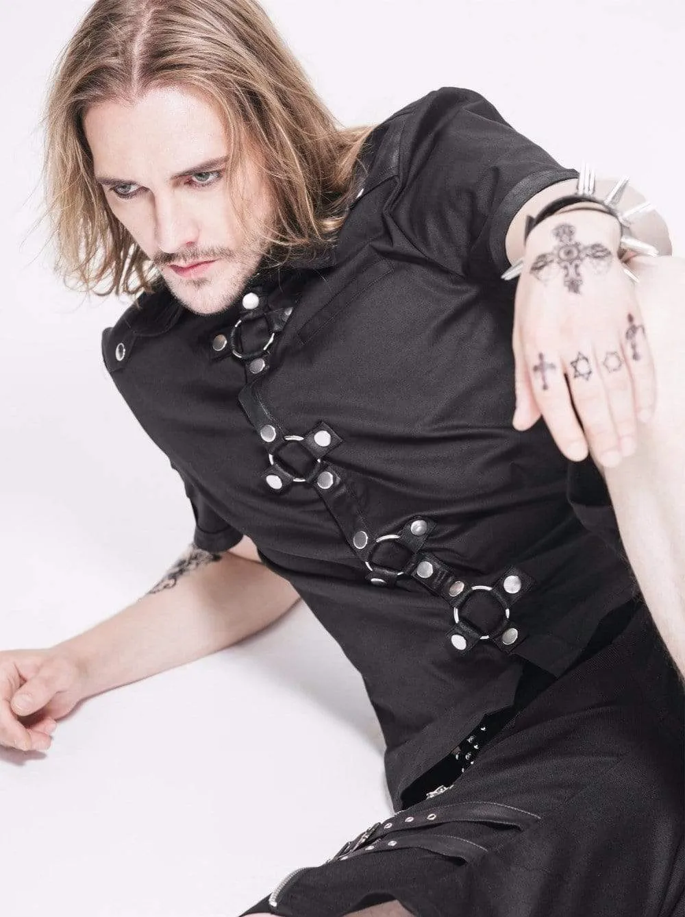 Devil Steampunk Black Shirt