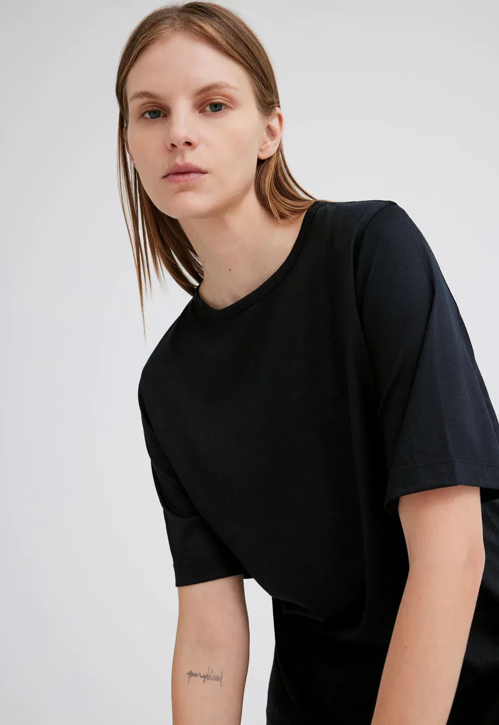Jac   Jack Getz Wool Tee - Black