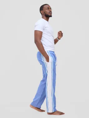 KIKOY TROUSERS IN BLUE WHITE STRIPE