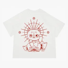 Lucky Cat Oversized T-Shirt