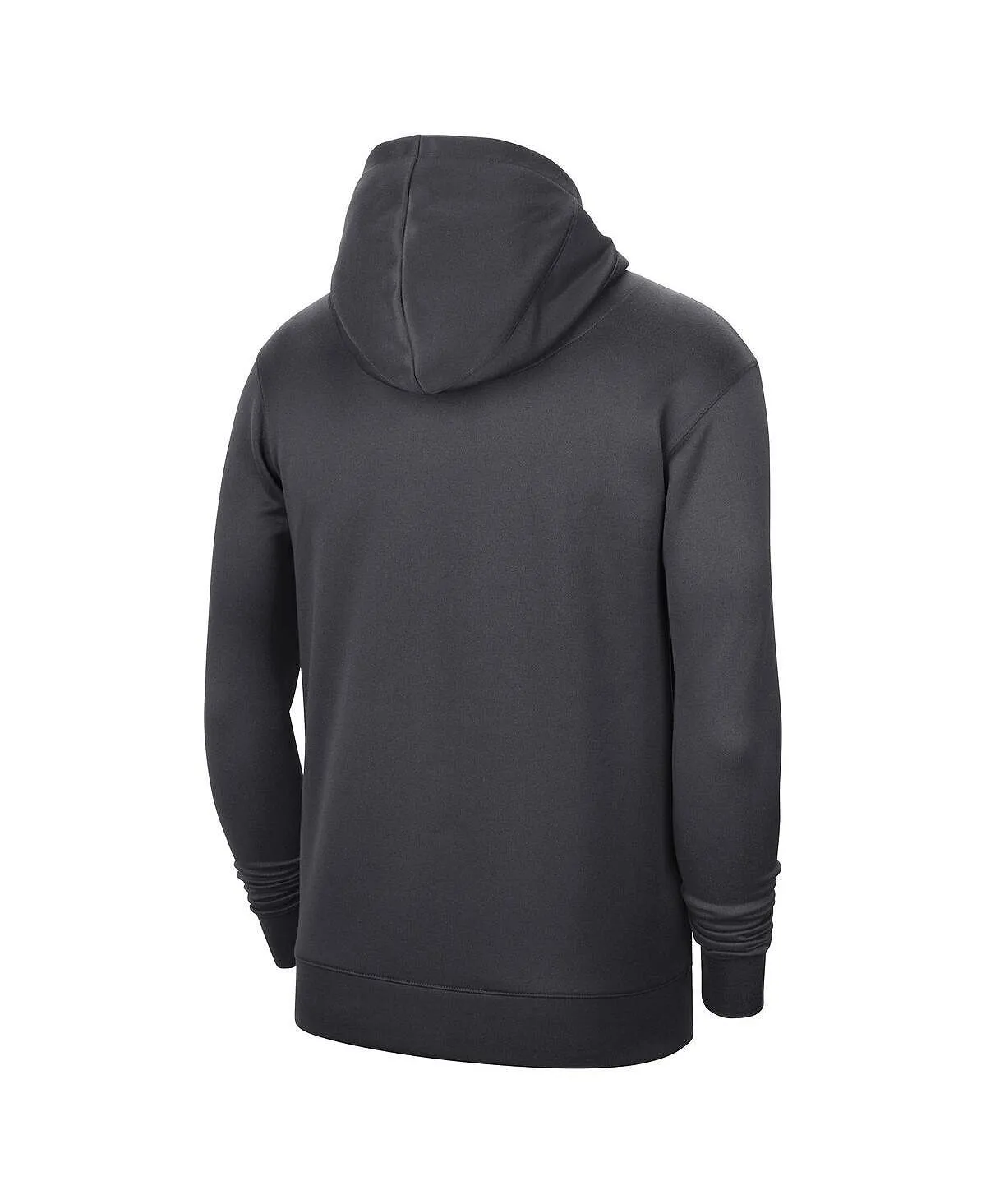 Men's brooklyn nets hoodie 2022/23 spotlight on-court practice performance pullover hoodie anthracite Nike