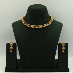 Round Neck Antique Necklace Set 15569-28