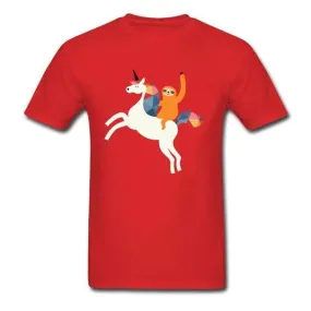 Sloth Riding Unicorn Shirt
