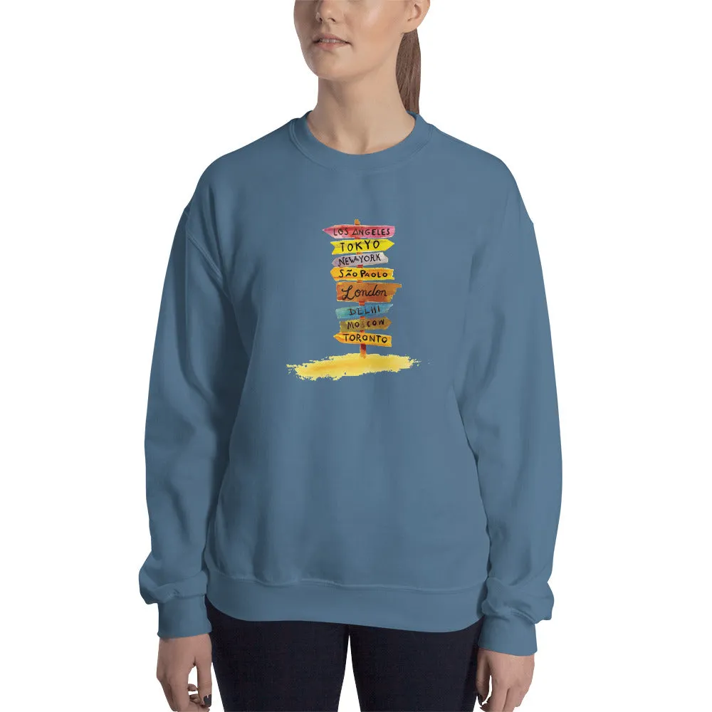 Travel Diaries Women's Sweatshirt