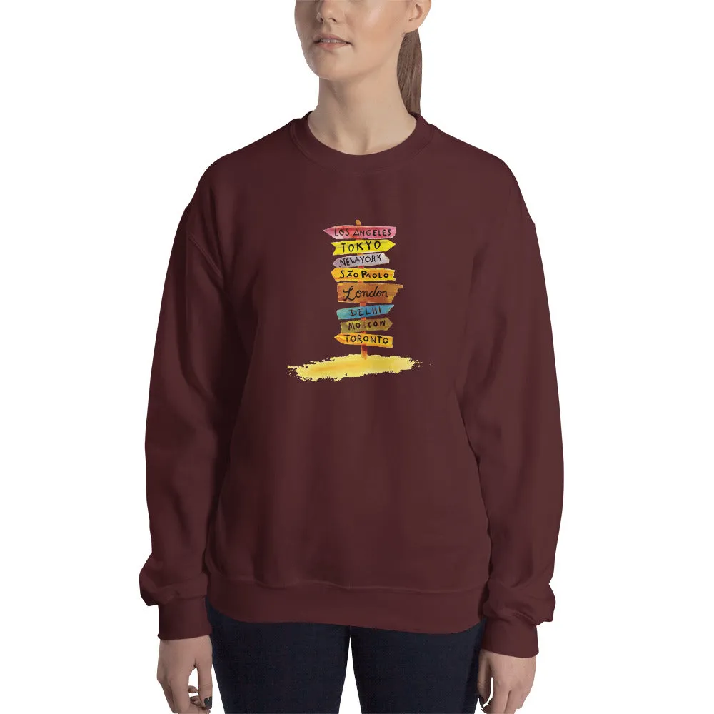 Travel Diaries Women's Sweatshirt
