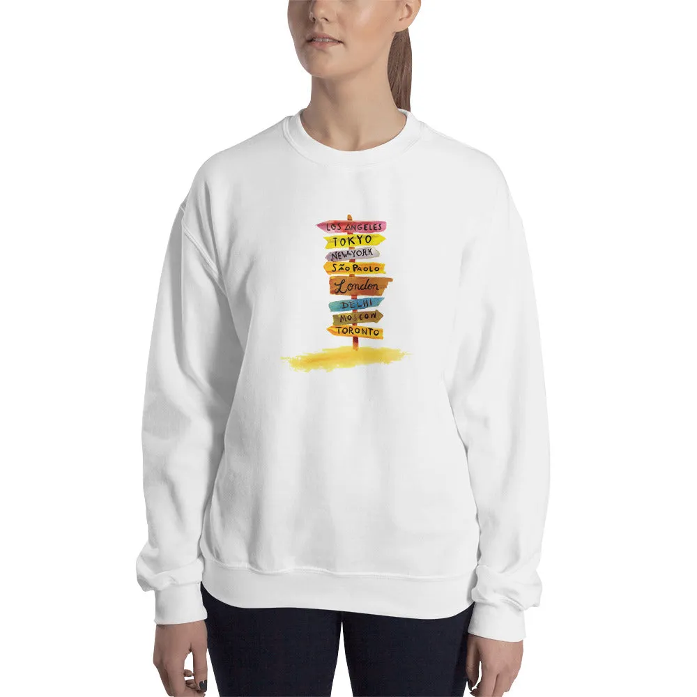 Travel Diaries Women's Sweatshirt