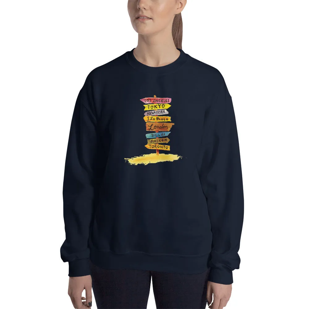 Travel Diaries Women's Sweatshirt