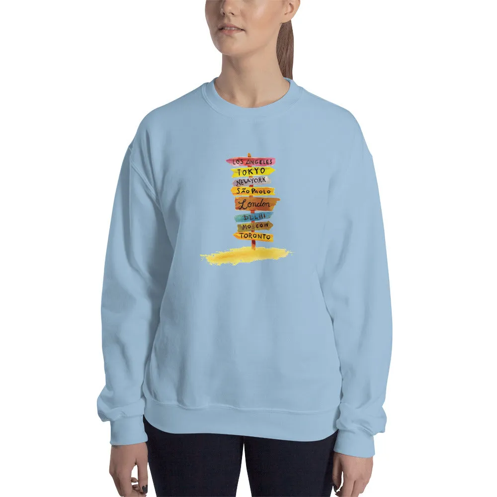 Travel Diaries Women's Sweatshirt