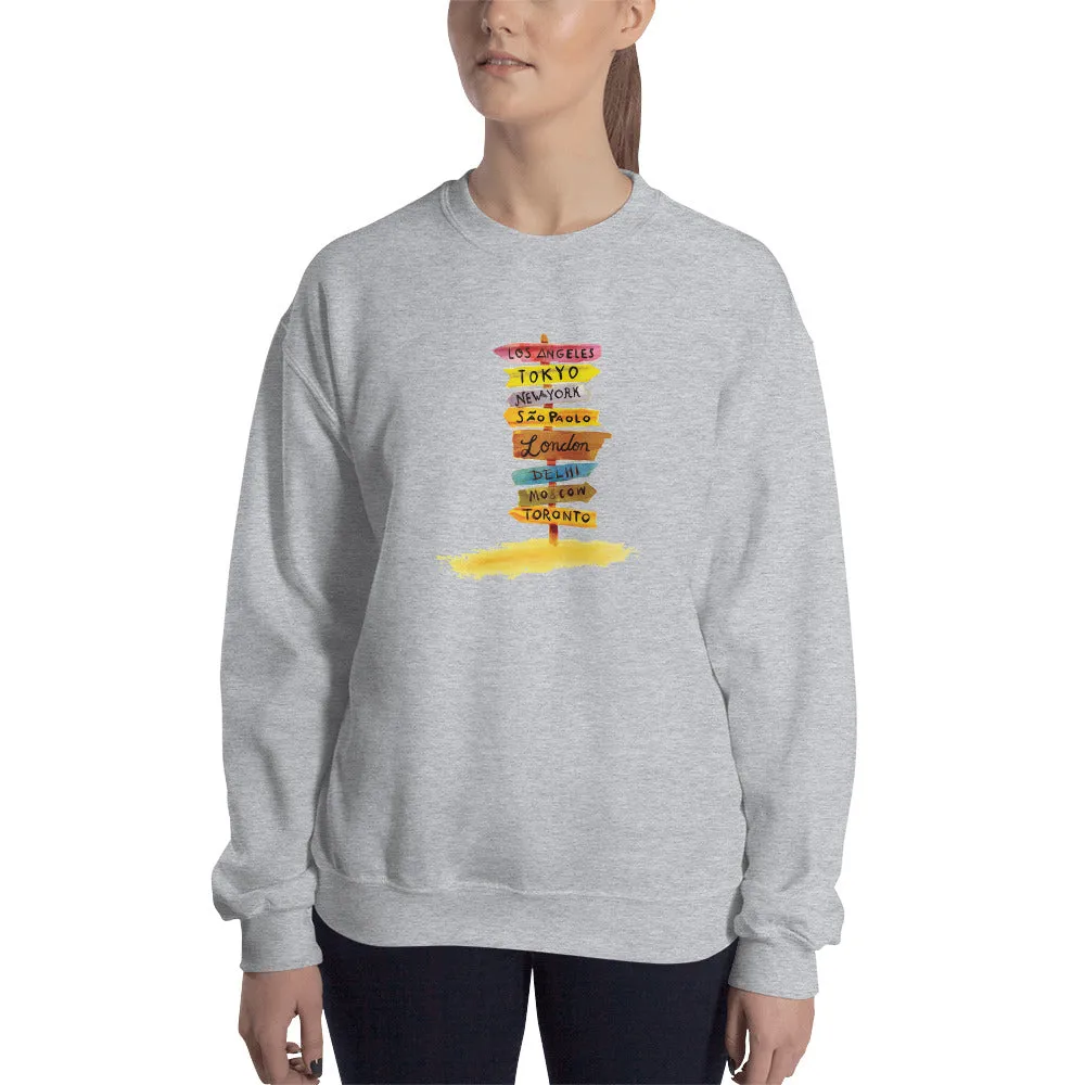 Travel Diaries Women's Sweatshirt